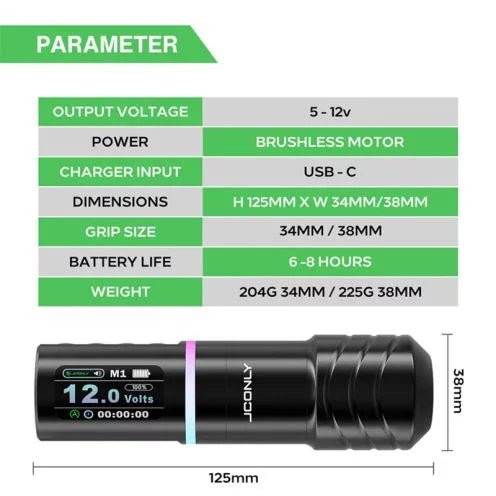 Machine de tatouage EPOCH R4 Hub 4.2mm | JCONLY - OrganinkMachine à tatouer pen EPOCH JCONLYMachine de tatouage EPOCH R4 Hub 4.2mm | JCONLY